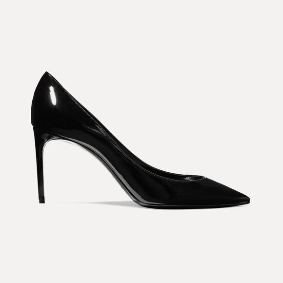 SAINT LAURENT YSL ZOE PATENT LEATHER PUMP SIZE 36+ / US 6.5 - Picture 4 of 6